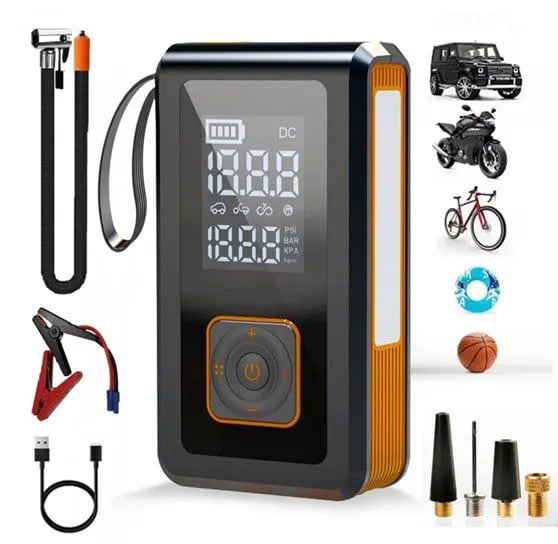 7-in-1 Car Jump Starter Power Bank Compressor – Raymer Collections