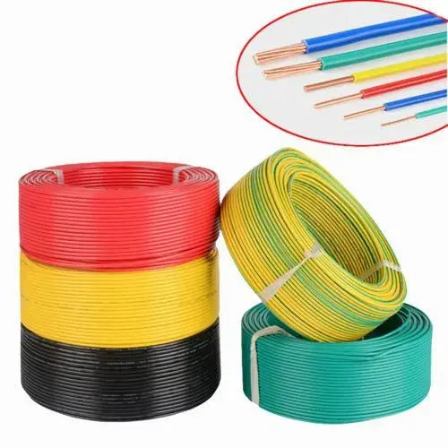 Evincab 2.5mm Single Core Copper Electric Wire Cable 1 Roll - 90Mtrs