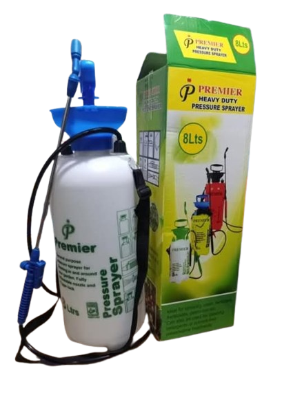 8 Ltrs Garden Pressure Sprayer – Portable Hand Pump Chemical Weed Spray Bottle