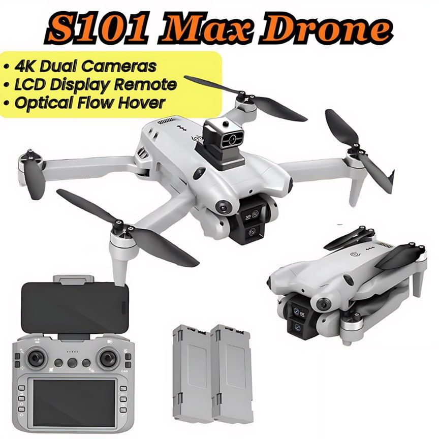 Drone Camera S101 With Screen Remote Control HD Aerial Photography Drone UAV Brushless Motor Quadcopter