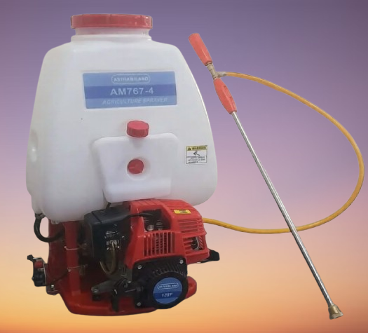 25Ltrs Capacity 4 Stroke Petrol Power Engine Sprayer Knapsack - Agricultural Petrol Sprayer