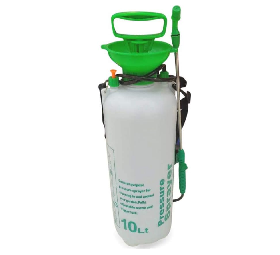 10 Ltrs Garden Pressure All Purpose Sprayer – Portable Hand Pump Chemical Weed Spray Bottle