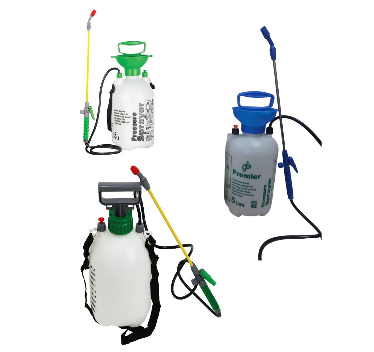 5 Ltrs Garden Pressure Sprayer – Portable Hand Pump Chemical Weed Spray Bottle