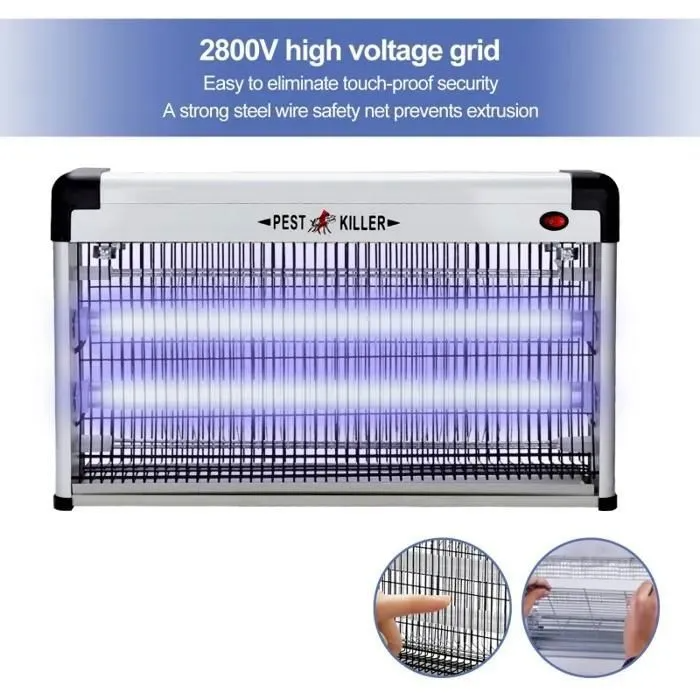 Electric Insect Killer – UV Light Fly Trap Pest Controller for Butcheries & Kitchens