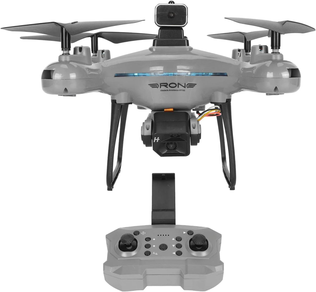 K102 Mini RC Drone, Portable Quadcopter With 4K HD Dual Camera, 360 Degree Flips, Gesture Photography, Intelligent 4 Way Obstacle Avoidance