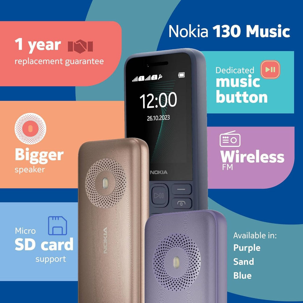 Nokia 130 Dual Sim Keypad Phone