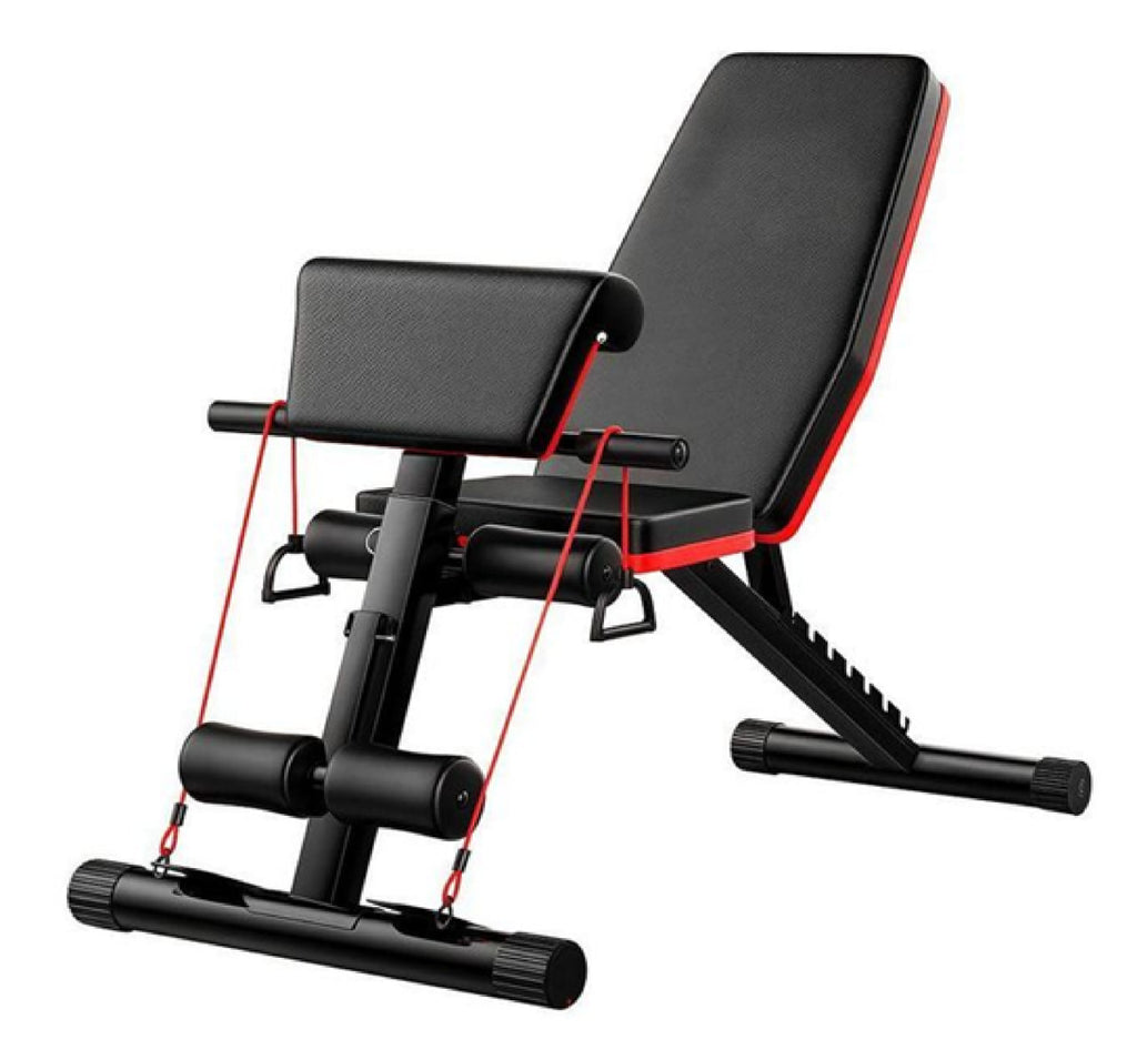 50KG Barbell & Dumbbell Set + Adjustable Weight Bench – Full Body Home Gym Workout