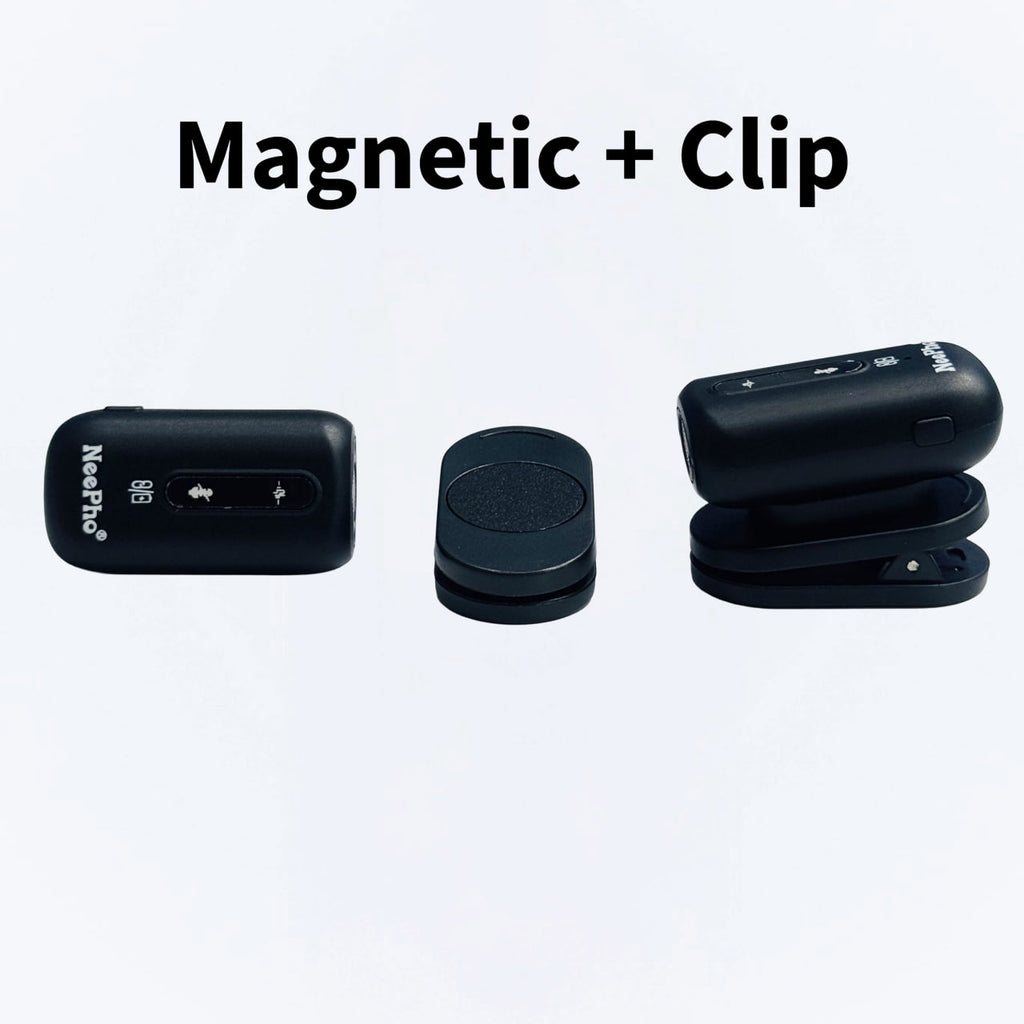 NeePho NP 63 Wireless Microphone – Portable Lavalier Mic for Clear Voice Recording