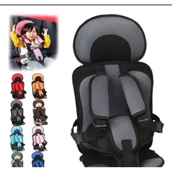 Adjustable Baby Car Seat Cushion with Thickening Sponge for Portable Child Safety and Travel Protection