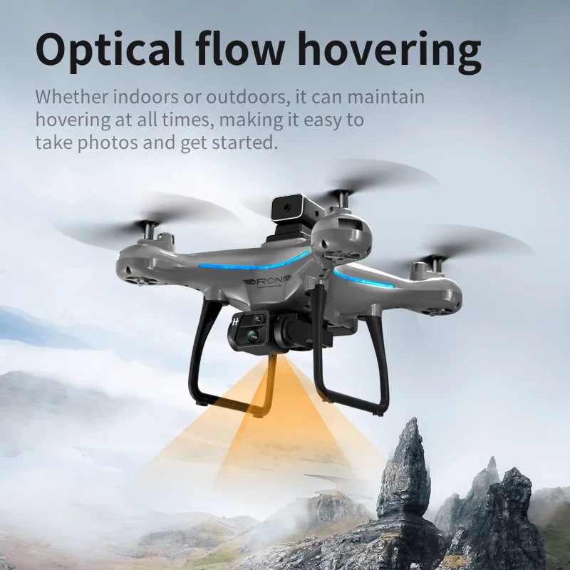 K102 Mini RC Drone, Portable Quadcopter With 4K HD Dual Camera, 360 Degree Flips, Gesture Photography, Intelligent 4 Way Obstacle Avoidance