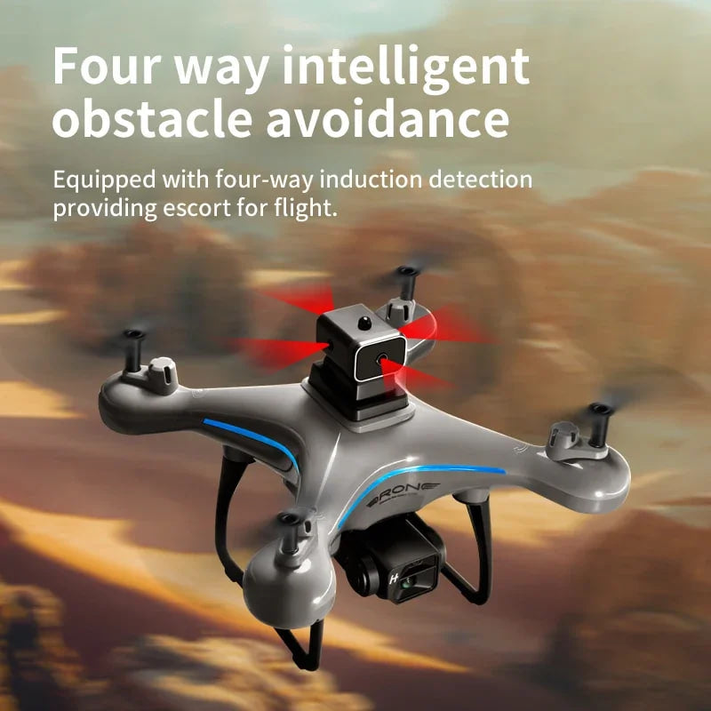 K102 Mini RC Drone, Portable Quadcopter With 4K HD Dual Camera, 360 Degree Flips, Gesture Photography, Intelligent 4 Way Obstacle Avoidance
