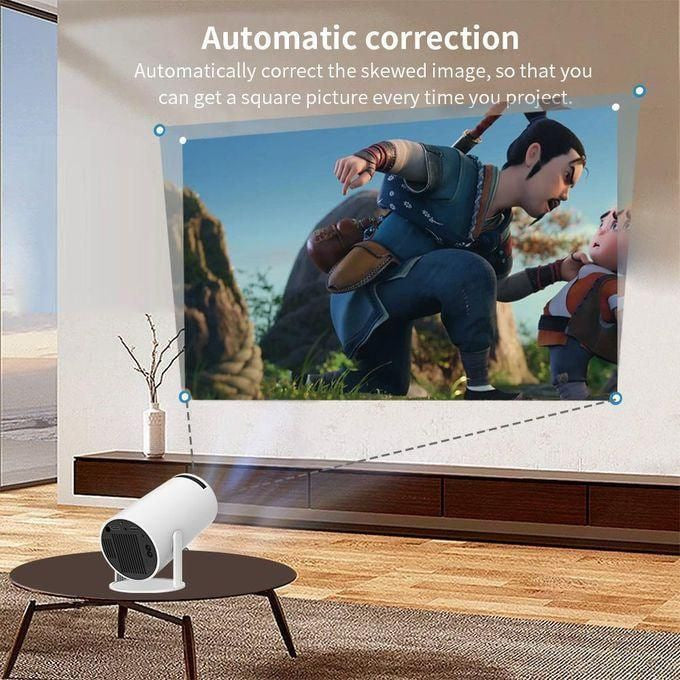 HY300 Game Projector Android 11 System With Wireless Gaming Controller UltraHD Home Theater