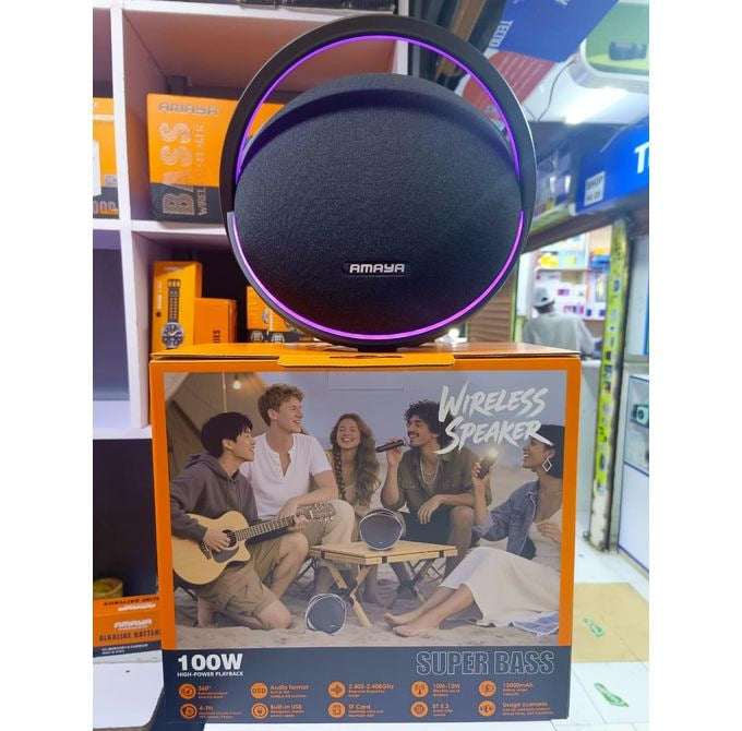 Amaya 100W Super Bass Bluetooth Speaker Feel the Power of Real Bass
